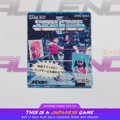 WWF Superstars 2 (1993) Game Boy box