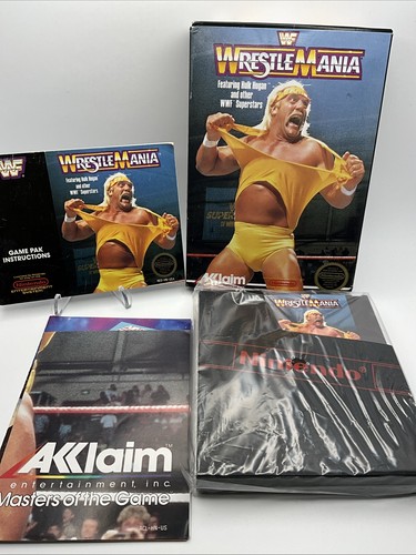 WWF WrestleMania (1989) NES box