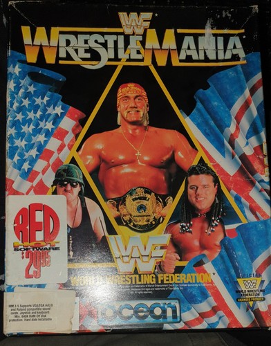 WWF WrestleMania (1991) Atari ST box