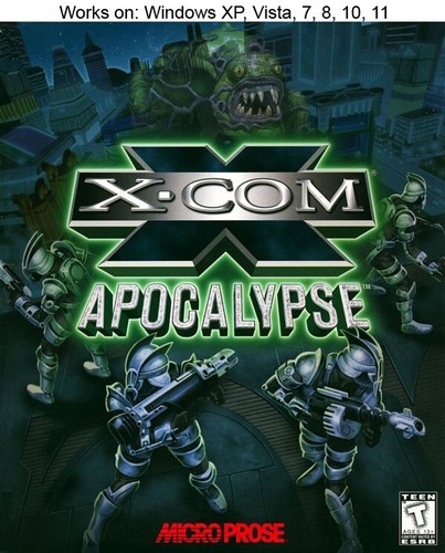 X-COM: Apocalypse (1997) Windows box