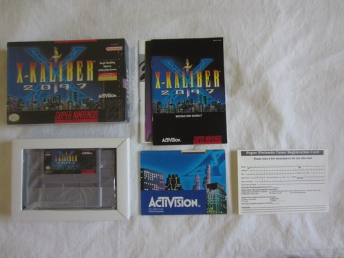 X-Kaliber 2097 (1994) SNES box