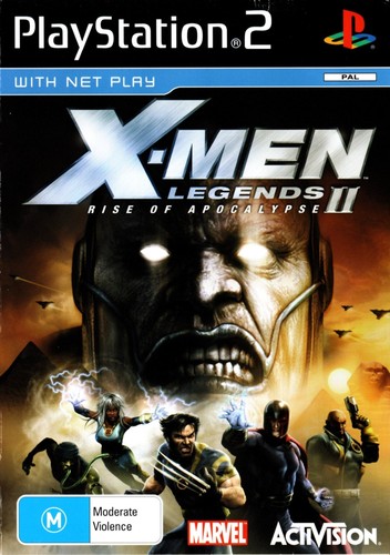 X-Men Legends II: Rise of Apocalypse (2005) PlayStation 2 box