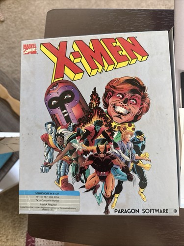 X-Men: Madness in Murderworld (1989) DOS box