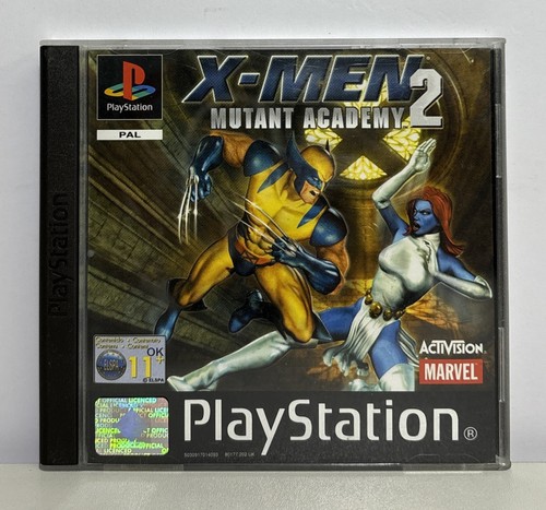 X-Men: Mutant Academy 2 (2001) PlayStation box
