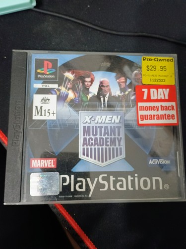 X-Men: Mutant Academy (2000) PlayStation box