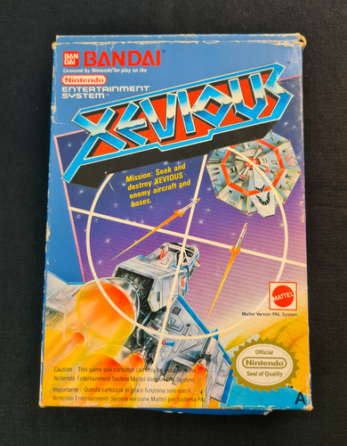 Xevious (1982) TurboGrafx-16 / PC Engine box