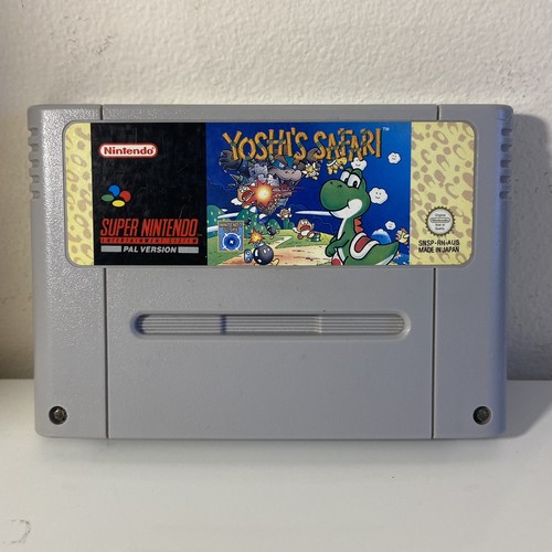 Yoshi's Safari (1993) SNES box