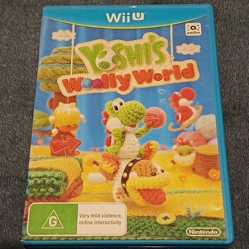Yoshi's Woolly World (2015) Wii U box