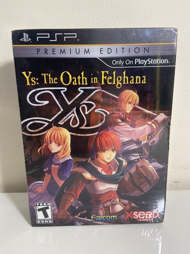 Ys: The Oath in Felghana (2005) video game box