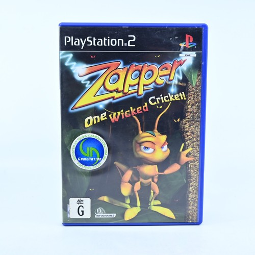 Zapper: One Wicked Cricket (2002) PlayStation 2 box