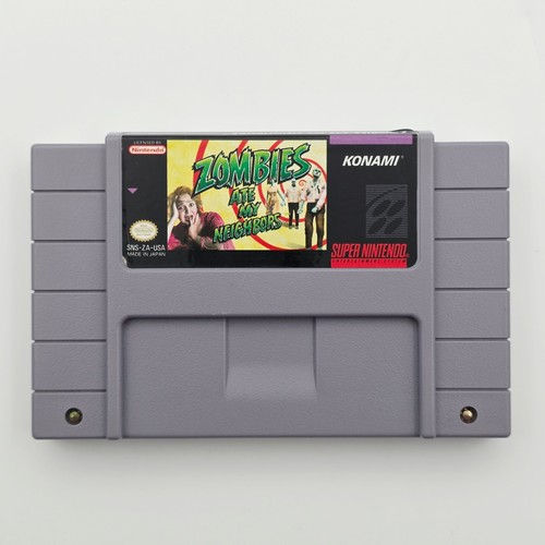 Zombies Ate My Neighbors (1993) SNES box